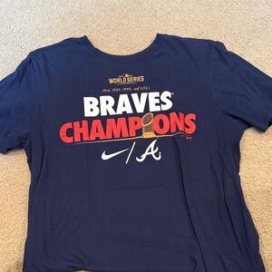 Nike Braves World Series Navy T-Shirt